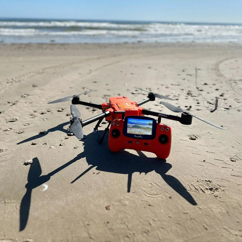 Fisherman Max Heavy Lift Fishing Drone With 7.0 Lbs Bait Capacity 1.5Km Casting Range IP67 Waterfront Foldable 4K Camera