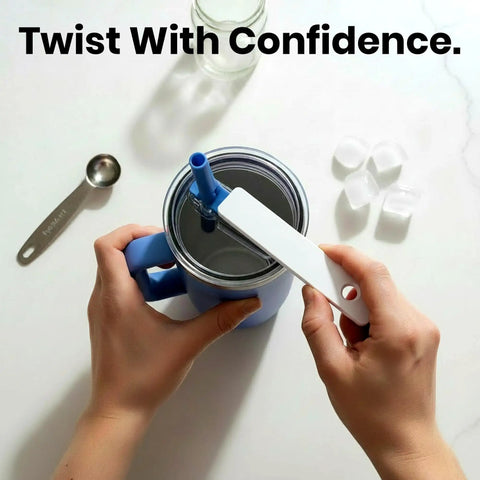 One Hand Tumbler Lid Opener With Ergonomic Lever Universal Fit For 20oz To 40oz Insulated Tumblers Like Stanley Hydrojug And Owala