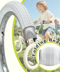 Two Pack 16X2.125 Bike Tires With Inner Tubes And Tire Levers For 16/18/20 Inch Kids Bikes And BMX White Fits Most Rims 16X1.95 16X2.10 16X2.125 36 PSI in use