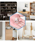 Rock Solid 108 Piece Shelf Pins Kit Featuring Premium Nickel Plated Steel Cabinet Pegs displayed with shelf support hardware hands-on.