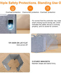 Foldable Under Desk Heater With Blanket Cozy Five Fold Plus Size Eight Temperature Levels Leg And Foot Warmer safety features