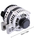 Alternator Replacement For Chevy Traverse 2009 2016 And SUVs Saturn Outlook 2007 2010 Buick Enclave 2008 2016 GMC Acadia 2007 2016 3.6L V6 12V 170A CW 6-Groove Clutch Pulley Replaces Multiple Part Numbers Ready To Install