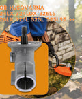 Husqvarna Bevel Gear Head Replacement Direct Fit For 324LX 324LDX 326LS 326LX 326L 525L 525LST Trimmers shown in use