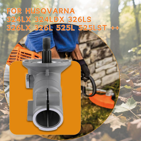 Husqvarna Bevel Gear Head Replacement Direct Fit For 324LX 324LDX 326LS 326LX 326L 525L 525LST Trimmers shown in use