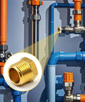 Heavy Duty Brass Hex Pipe Plug Fittings Kit, 24 Pieces, Includes One Eighth Inch, One Quarter Inch, Three Eighth Inch, And One Half Inch NTP Male Thread Plugs, Durable Corrosion Resistant Brass, Leak Proof Seal For Plumbing, DIY, And Home Improvement.