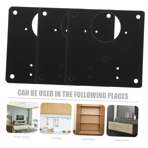 Six Pack Kitchen Cabinet Hinge Repair Plates Kit With Quick Install For Durable Cabinet Doors Easy Secure Attachment For Hinge Fix Replacement Plates For Kitchen Cabinets