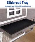 Ultimate Chicken Coop With Run And Wheels For Outdoor Backyard Poultry Hen House With Slide Out Tray detail