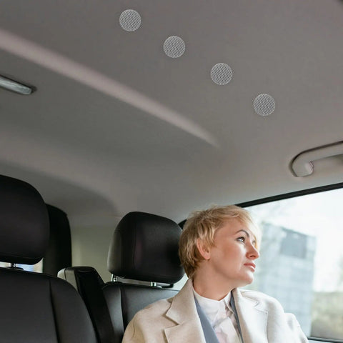 Auto Roof Snap Rivets Headliner Repair Pins 50 Pack For Easy DIY Interior Roof Liner Sag Fix Gray Flannelette Fabric in car