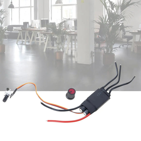 High Speed Three Phase Brushless Motor Driver For DC 12 to 24 Volt Systems on an office desk