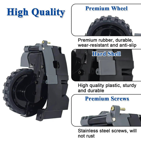 Wheel Module Duo Left And Right Replacement For Roomba I7 I7Plus I8 I6 I6Plus I4 I3 I3Plus J7 E5 E6 E7 Vacuum Cleaners Easy Install