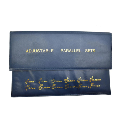 Six Piece Adjustable Accuracy Parallel Set From Three Eighths Inch To Two And A Quarter Inch For Machinists And Hobbyists Pro Grade Heavy Duty Parallels With Ultra Tight Tolerance 0.0005 Inch And Parallelism 0.0004 Inch
