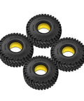 63x22mm 1.0 Inch Maverix MT Tires With Silicone Inserts For TRX4M SCX24 One Eighteen And One Twenty Four RC Crawlers Upgrade