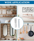 140 Piece Self Drilling Drywall Anchors And Screws Kit For Hanging Shelves Picture Frames Curtains No Pre Drilling Required Plastic Drywall Anchors With Galvanized Screws Built From Durable Nylon And Fiberglass For Strength And Longevity For Heavy