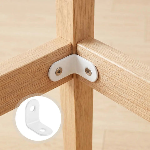 Beefy Heavy Duty 24 Piece Stainless Steel L Bracket Corner Braces For Wood Shelves And Cabinets 90 Degree Right Angle Supports With Screws