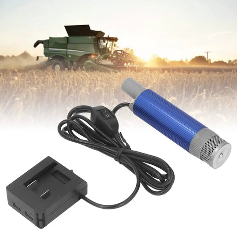 Heavy Duty 12V Electric Submersible Pump For Water And Oil Transfer With Built In Bottom Filter Stainless Steel Build Fits Standard 5.1 Cm Drums Perfect For Agricultural Sites Farming Tasks And Portable Fluid Handling Jobs Around The Shop