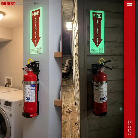 Heavy Duty ABC Dry Chemical Fire Extinguisher With Wall Mount Bracket Got Your Back For Fast Reaction To Wood Grease Or Electrical Flames At Home Or The Garage