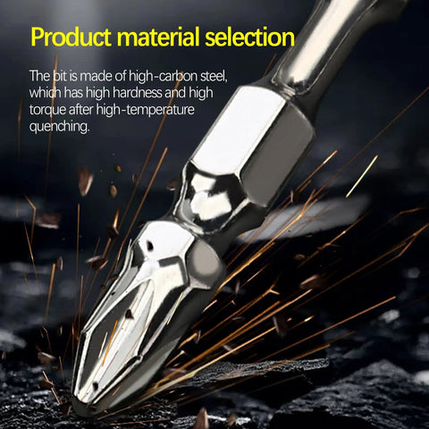 Heavy Duty 10 Piece Drill Bits Set Made Of High Carbon Steel With Magnetic Holder For Tough Drilling Tasks On Wood Metal And Plastic To Help You Get Job Done Fast. high-carbon steel drill bit close-up