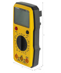 Dm6410 8 Function Digital Multimeter with Large LCD Display and Data Hold for Accurate AC DC Voltage and Current Measurements