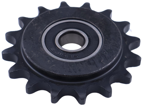 Half Inch Bore 16 Tooth Tensioner Idler Sprocket Compatible With 40 41 420 Chain Sealed Bearings Fits Fixed Shaft Durable Aluminum Construction