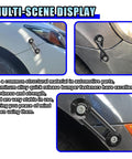 Heavy Duty Bumper Quick Release Clips Fasteners Kit For Front And Rear Bumpers Universal Fit For Most Cars Includes Washers And Stainless Steel Screws Easy Install Durable Aluminum Alloy With Rubber Seals Black on car bumper