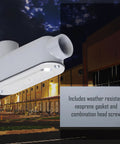 Rigid Three Inch LB Conduit Body Assembly With Die Cast Aluminum Stamped Aluminum Cover and NBR Gasket in night scene