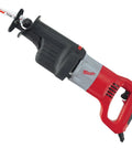 Bad Boy 13 Amp Reciprocating Saw With Variable Speed And Orbital Action For Heavy Demolition Jobs showing blade and grip design.