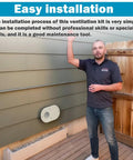3 Inch Horizontal Vent Termination Kit With Screws For Outside Wall Water Heater Replacement Part Easy Install Outdoor Vent Cap