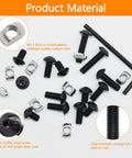 230 Pcs M5 T Nuts And T Slot Bolts Set With Hammer Head T Slot Nut And Hex Button Head Socket Cap Screws For 2020 Aluminum Extrusion
