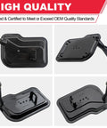 Four views of Beefed-Up 6L80E 6L90E Automatic Transmission Filter Kit with gaskets for various GM models