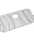 Stainless Steel Bottom Grid For Kitchen Sink 26-1/2 X 14-13/16 X 1 In with protective feet and scratch-free design