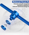 25 Piece Bicycle Bearing Press Kit For Wheel Hubs And Bottom Brackets With Cone Design Blocks And Bushing Tool, balancing thrust pad