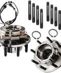 Front 11Pc 4WD Suspension Kit For 2005-2010 Ford F250 Super Duty SRW With ABS Wire Includes Ball Joints bushings bearings and hardware, wheel hub parts