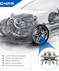 Front Wheel Bearing Hub Assembly For 2007 2012 Nissan Altima 2.5L L4 Only With 29 Splines 5 Lug ABS One Piece Drop In Replacement