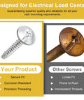 Panel Cover Screws Replacement Kit for Electrical Panels And Enclosures, Durable Steel vs Rusted Screw Comparison