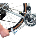 Using TW 2.2 Torque Wrench 0-60 Nm 3/8 Inch Drive for bike maintenance on bottom bracket, pro grade precision tightening.