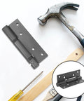 Self Closing Door Hinge Stainless Steel Hidden Design With Strong Spring For Wooden Doors with tools nearby