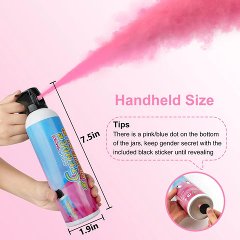 Absolute Banger 4 Pack Gender Reveal Fire Extinguisher Pink Color Blaster For Baby Shower Party Decor Long Range Smoke Spray Over 5 Feet Lowkey The Coolest Way To Kick Off Your Celebration With These Legit Crowd Pleasers For Expectant Parents