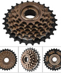 7 Speed Screw On Freewheel For Mountain Bikes Beefy Steel Construction Smooth Quiet Shifting Fits Threaded Hubs
