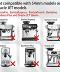Image showing Breville espresso machines not compatible with Precision Shower Screen Kit For 58Mm Breville Sage Oracle Espresso Machines.