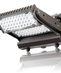 Rotatable 150W LED Wall Pack Light With 60 Degree Beam And 270 Degree Adjustable Head, 5000K Daylight, 21,000 Lumens, ETL Listed