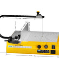 Hot Wire Foam Cutter With Elevated Cutting Table And Extendable Rail Pro Grade Temperature Control Up To 350 Degrees displayed