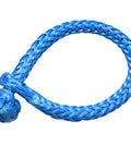 Blue 1/4 Inch Soft Shackle Made From UHMWPE Rope With 3.7 Ton Break Strength For Sailing, Climbing, Camping And Recovery