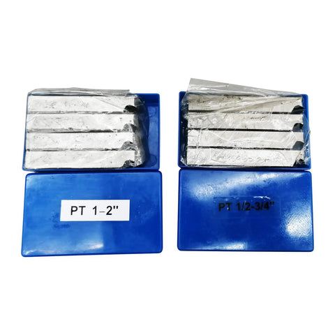 Electric Pipe Threader Machine 1/2 To 2 Inch NPT Threading Cutter For Cutting Threading And Reaming With Clamping Device And Oiling System Built For The Jobsite Pros. PT 1-2 and PT 1/2-3/4 cutter dies in blue case