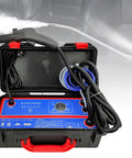 Powerful 1700W Portable Steam Cleaner With High Pressure Dry Vapor At 120 Degrees C, compact unit with hose and control panel.