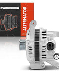 Alternator For Mazda 3 2004-2009 2.0L 2.3L L4 90Amp 12V 6 Groove CW Pulley Drop In Replacement Plug And Play Replaces A3TG1391A A3TG4791 LF1F-18-300 Naturally Aspirated Fits 2006-2007