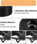 Product details of 4 Pack Rubber Feet For Air Compressors Anti Vibration Isolator Mounts Replacement Durable Heavy Duty Pads