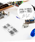 Top Quality 100 Pieces Mini Stainless Steel Compression Springs Assortment Kit For Cool DIY Repairs And Varying Mechanical Projects Perfect To Fix Stuff At Home Or In The Garage With Ease, in organizer box