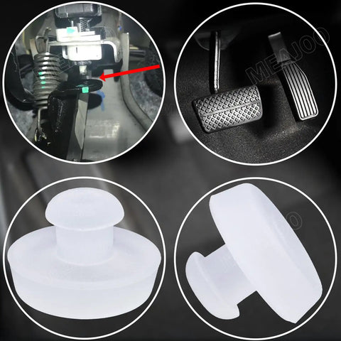 2 Pack Brake Pedal Stopper Pads For Kia And Hyundai Durable Brake Pedal Stopper Cushion Set 32876-36000 32876-25000 images