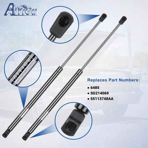 Front Hood Lift Gas Spring Struts 2 Pack For Jeep Grand Cherokee 2011 To 2022 And Dodge Durango 2011 To 2024 Replacement Parts
