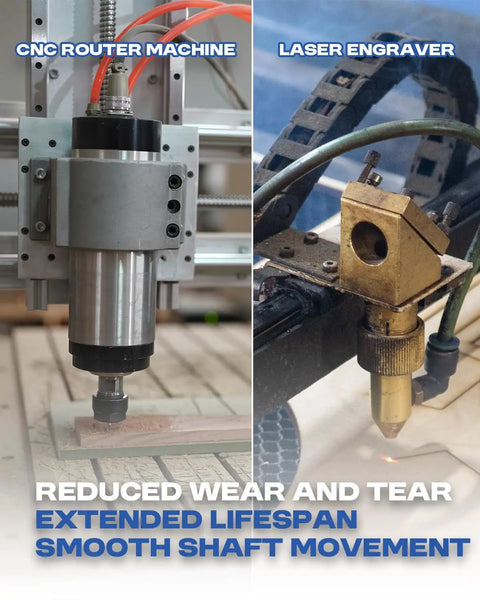 CNC router machine and laser engraver reducing wear and tear with 3D Printer White Lithium Grease 50g Lubricant For Lead Screws X Y And Z Axes